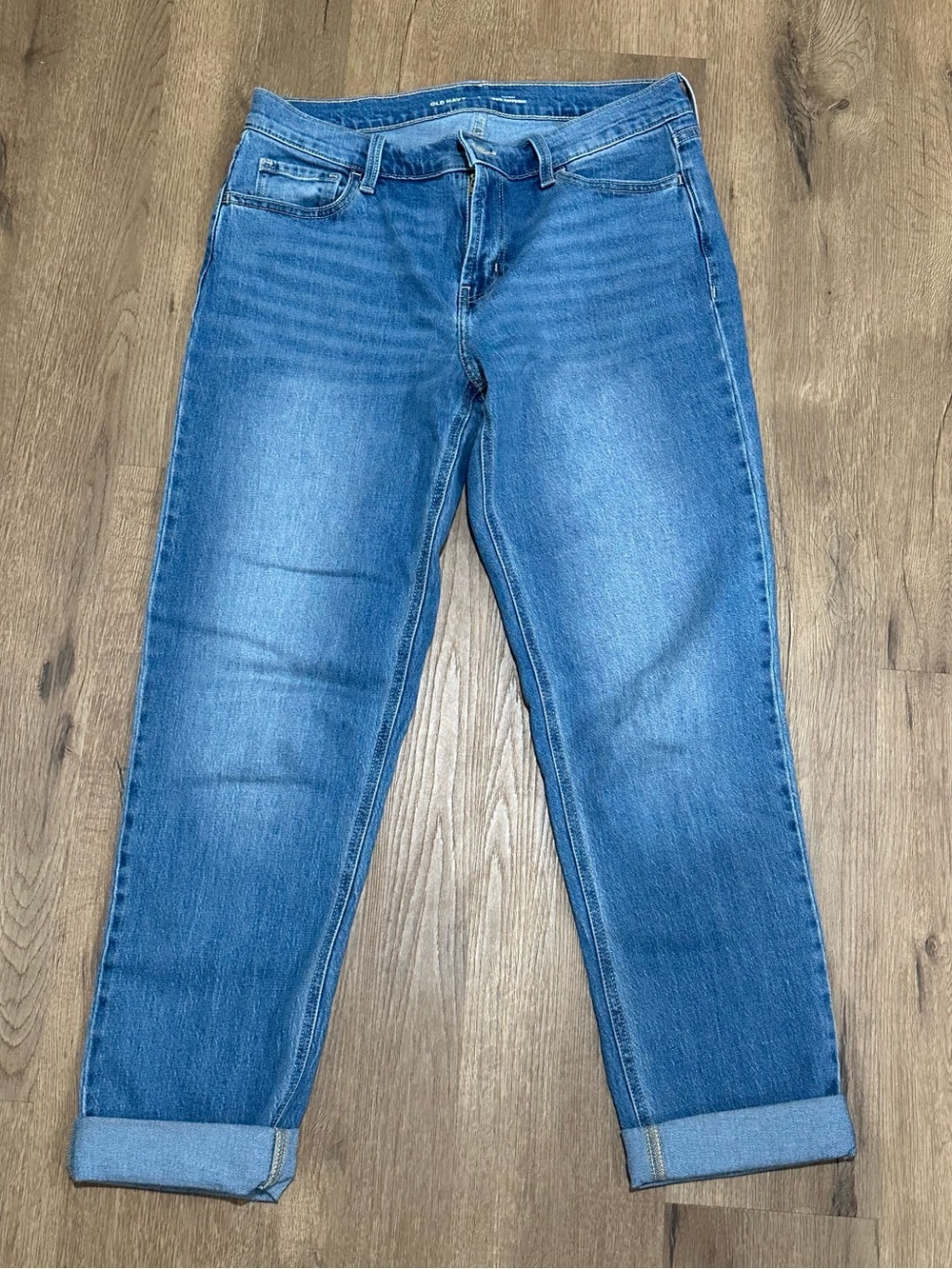 Old Navy Mid-Rise Wow Boyfriend Straight Women’s Jeans Size 6 Like New - Picture 8 of 15